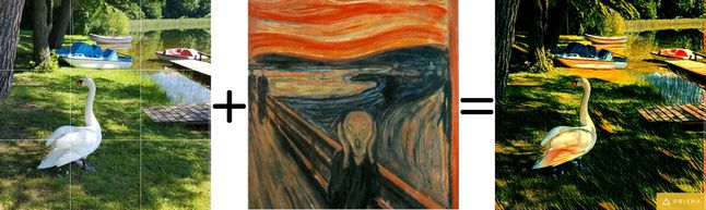 Tak wygląda moje zdjęcie po użyciu filtra "Scream"