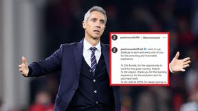 Sousa pożegnał się z Polakami. No i to ostatnie zdanie