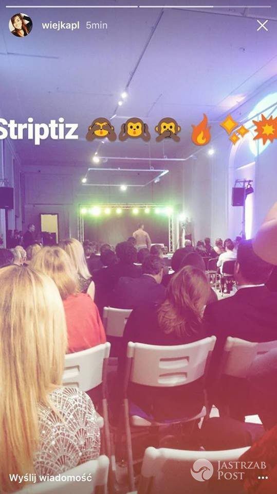 Patrycja Wieja ogląda striptiz