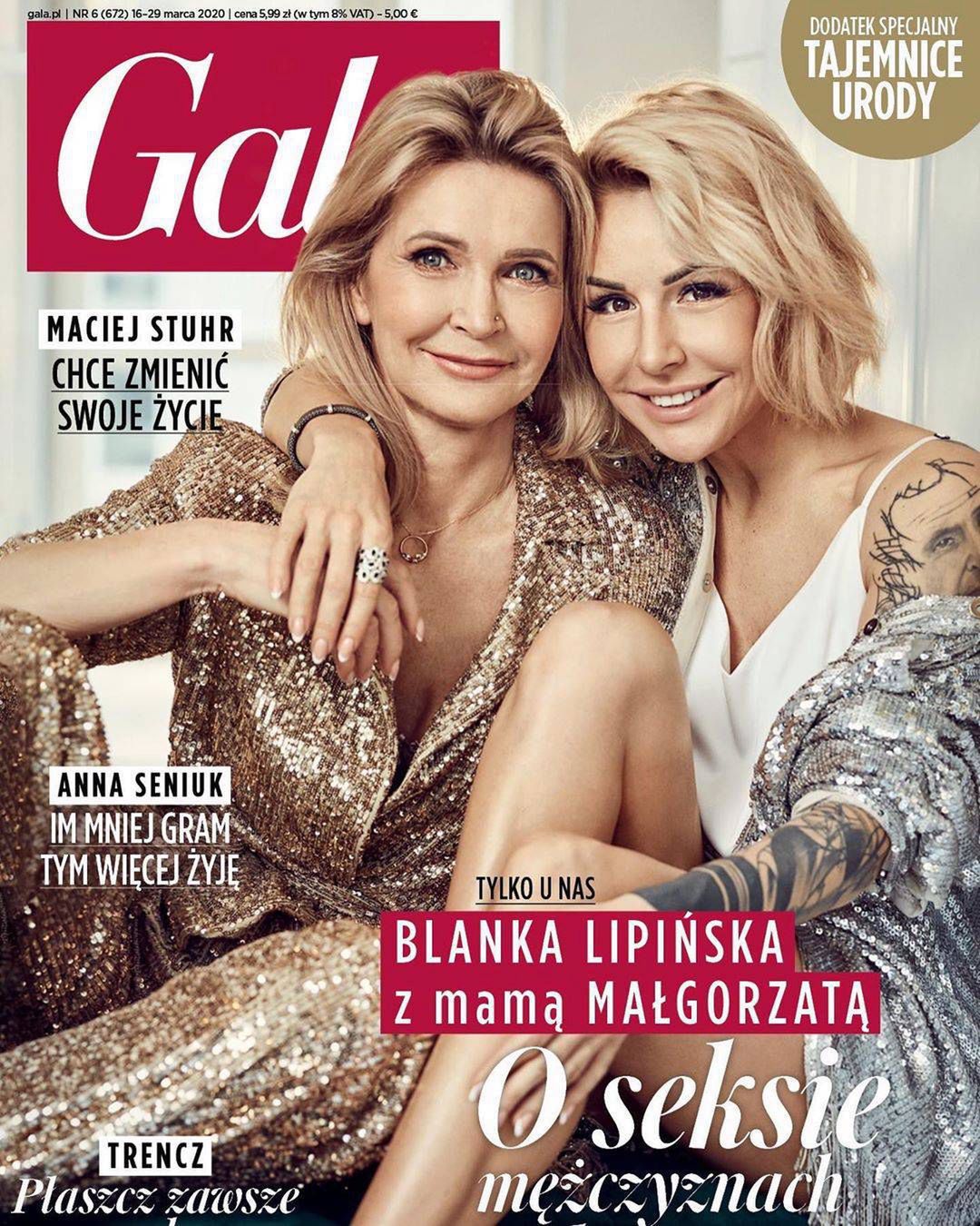 Blanka Lipińska i Małgorzata Lipińska w Gali