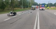 Tragedia na drodze. Niepełnosprawny na wózku potrącony przez busa