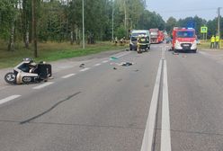 Tragedia na drodze. Niepełnosprawny na wózku potrącony przez busa