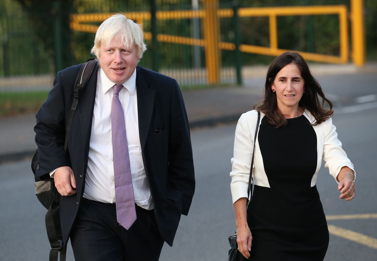 Boris Johnson i Marina Wheeler w 2014 roku
