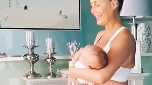 "Urodzony sportowiec". Radosław Majdan skomentował rozczulające zdjęcie żony i synka