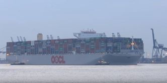 Największy kontenerowiec na świecie pojawi się w Gdańsku. Mieści 21 tys. ładunków