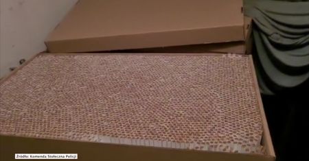 600 tysięcy papierosów bez akcyzy. Policjanci uderzyli w nielegalną produkcję, zatrzymali pięć osób