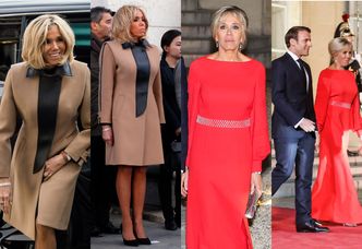 Brigitte Macron zadaje szyku w eleganckich stylizacjach (ZDJĘCIA)