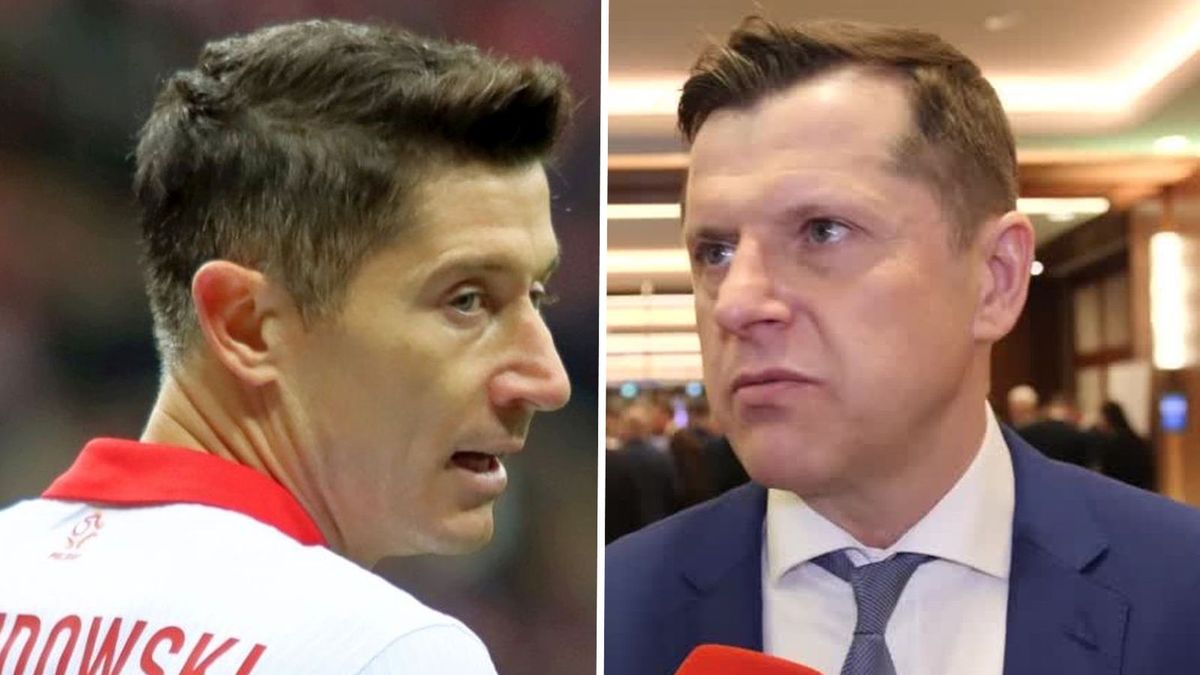 WP SportoweFakty / Mateusz Czarnecki / Na zdjęciu od lewej: Robert Lewandowski i Cezary Kucharski