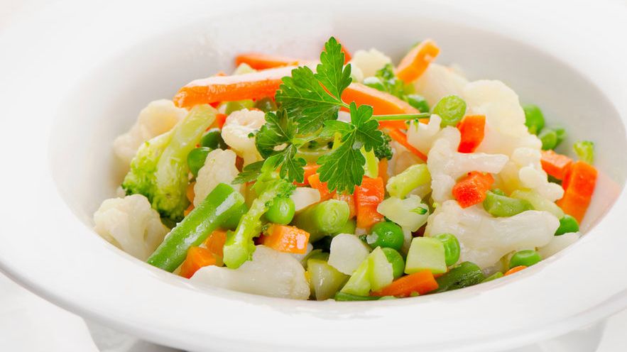 Mieszanka warzywna w puszce, odsączona