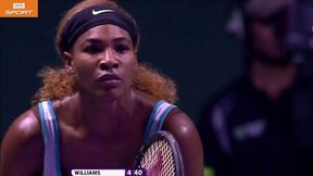 Williams - Halep: Efektowne i kluczowe przełamanie Sereny
