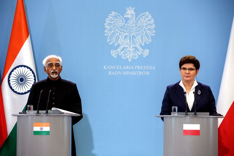 Polskie firmy ruszą na podbój Azji? Szydło spotkała się z wiceprezydentem Indii