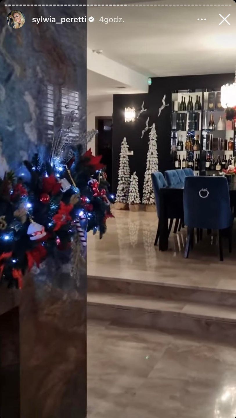 Sylwia Peretti ubrała dom na święta