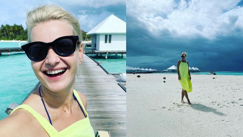 Małgorzata Kożuchowska wypoczywa w luksusowym hotelu