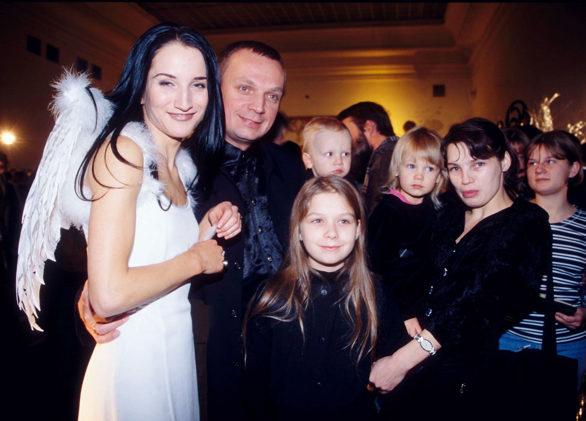 Justyna Steczkowska, Grzegorz Ciechowski z żoną Anną i dziećmi