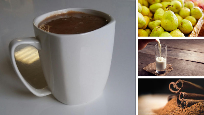 Koktajl mleczny z gruszką i cynamonem. Rozgrzeje i wzmocni odporność