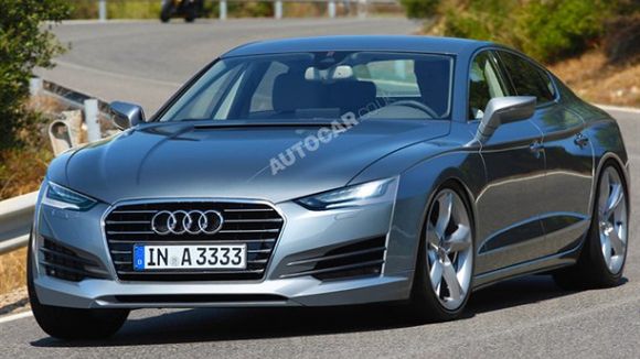 Audi A9 - nieoficjalna wizualizacja (źródło: Autocar)