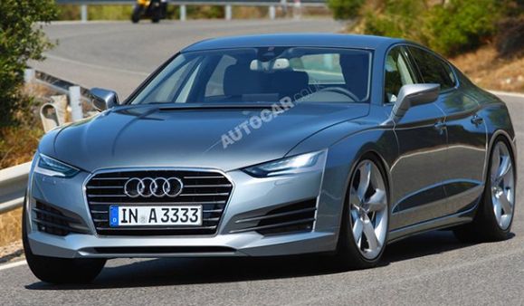 Audi A9 - nieoficjalna wizualizacja (źródło: Autocar)