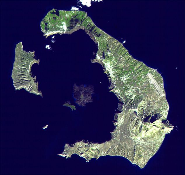 Wybuch wulkanu rozerwał wyspę Thera i doprowadził do upadku cywilizacji minojskiej
