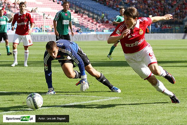 Rafał Boguski został bohaterem Wisły Kraków w meczu z Widzewem Łódź