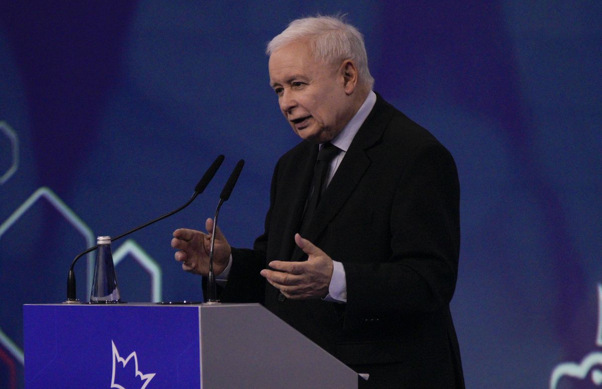 Prezes PiS Jarosław Kaczyński