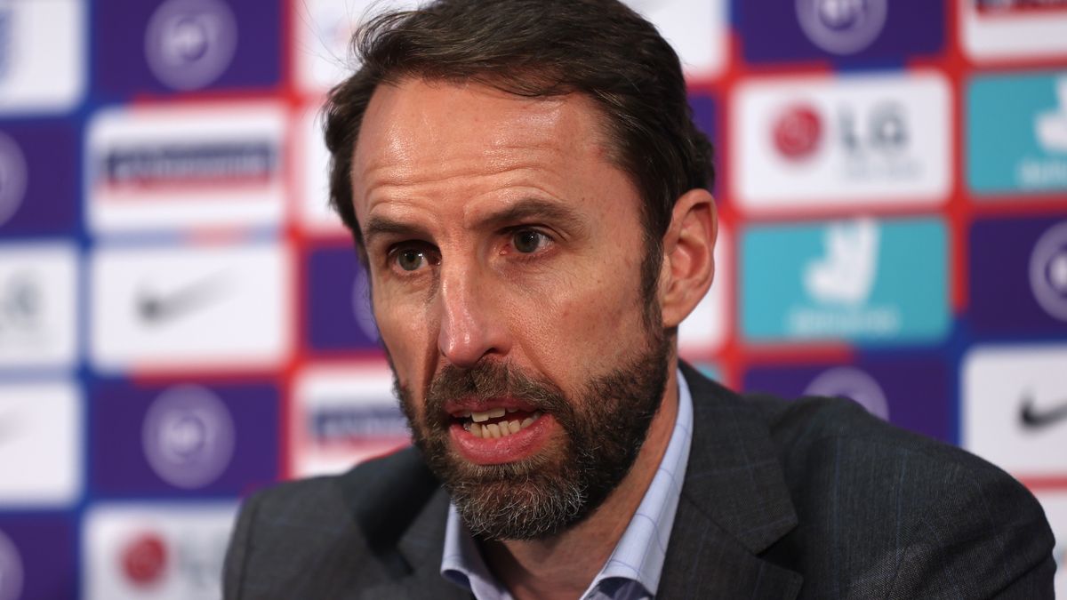 BURTON-UPON-TRENT, ENGLAND - MAY 25:  England manager Gareth Southgate announces his provisional squad for UEFA EURO 2020 at St Georges Park on May 25, 2021 in Burton-upon-Trent, England. (Photo by Eddie Keogh - The FA/The FA via Getty Images)