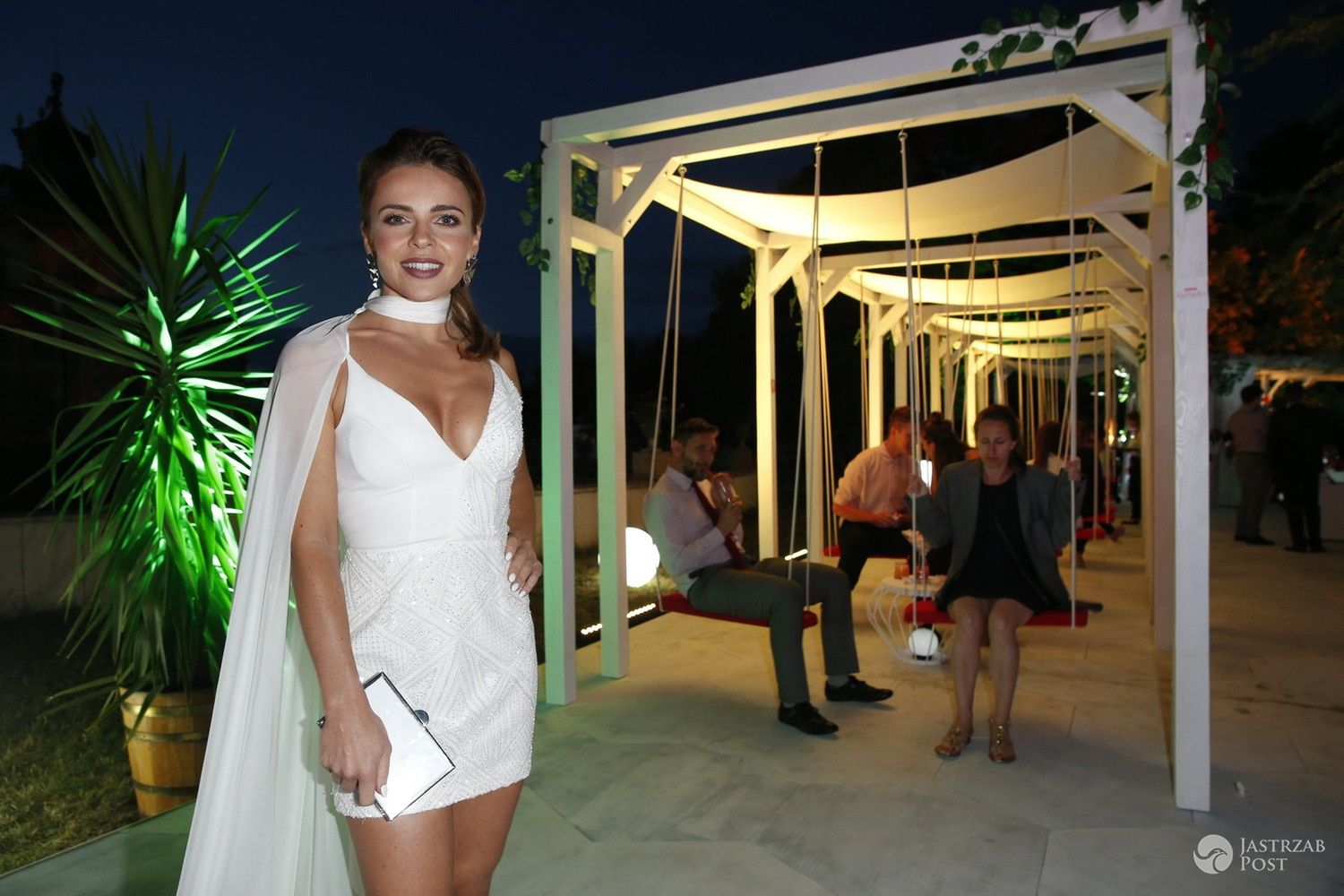 Edyta Herbuś na imprezie pralin