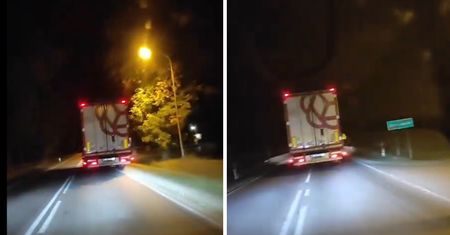 Jechał całą szerokością jezdni. Szybko okazało się dlaczego
