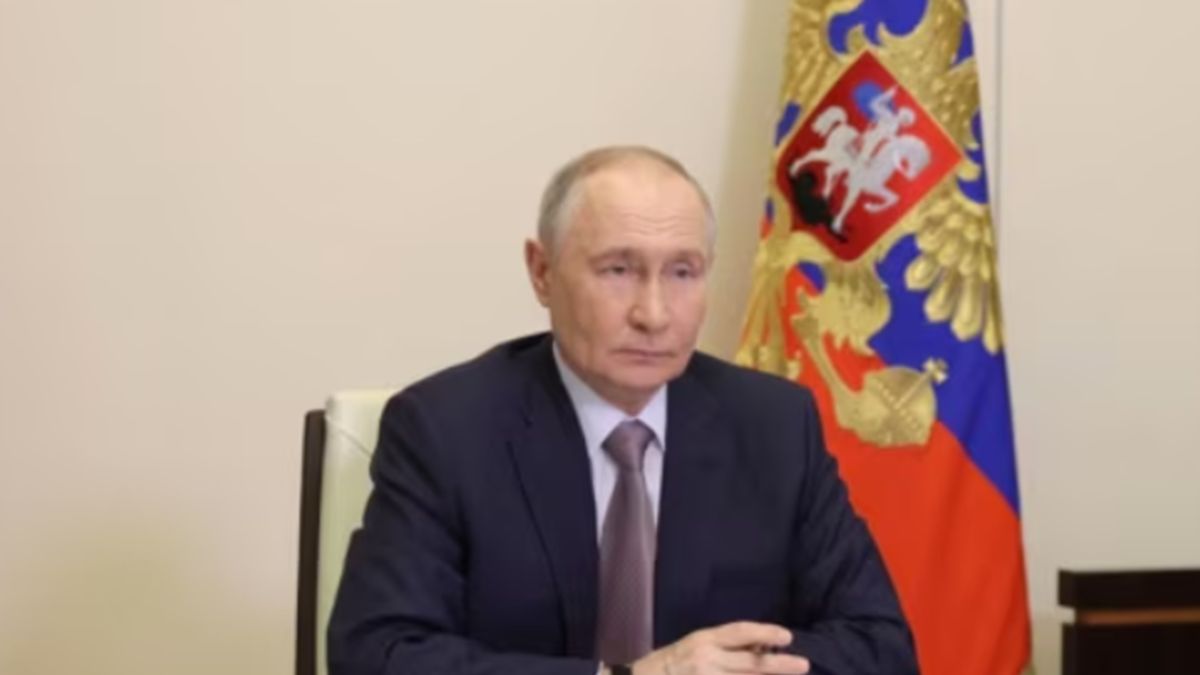 Władimir Putin odbył spotkanie w innym biurze.