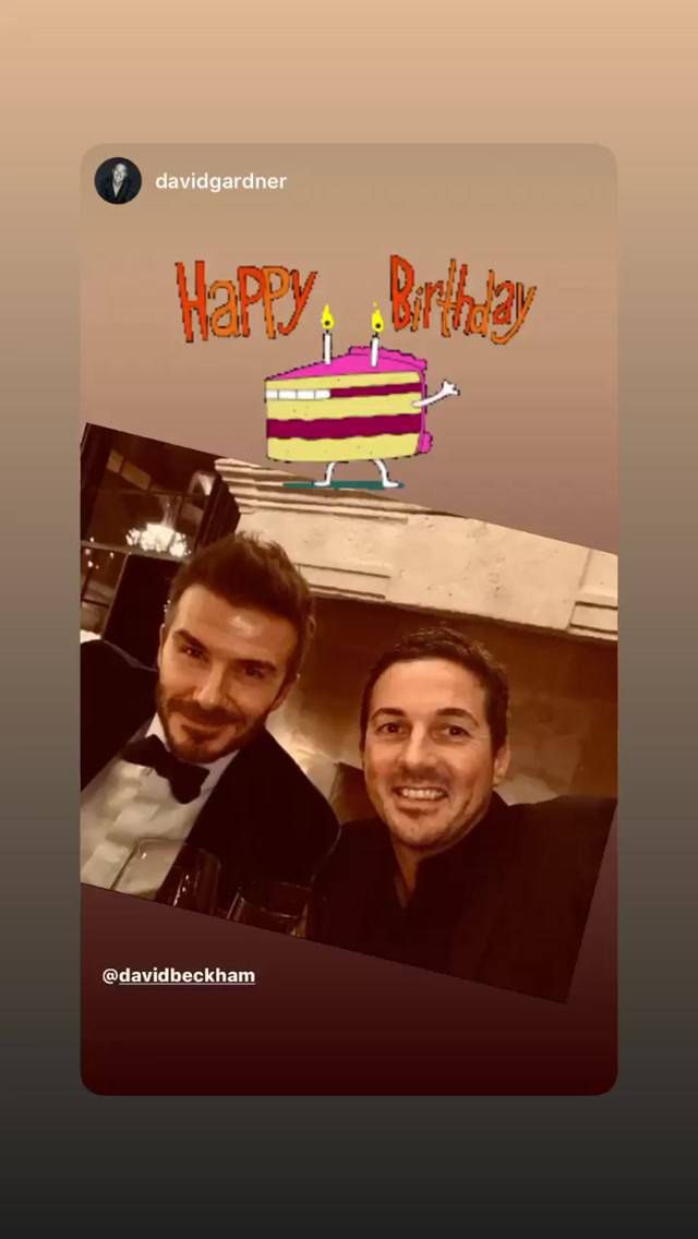 David Beckham - życzenia urodzinowe