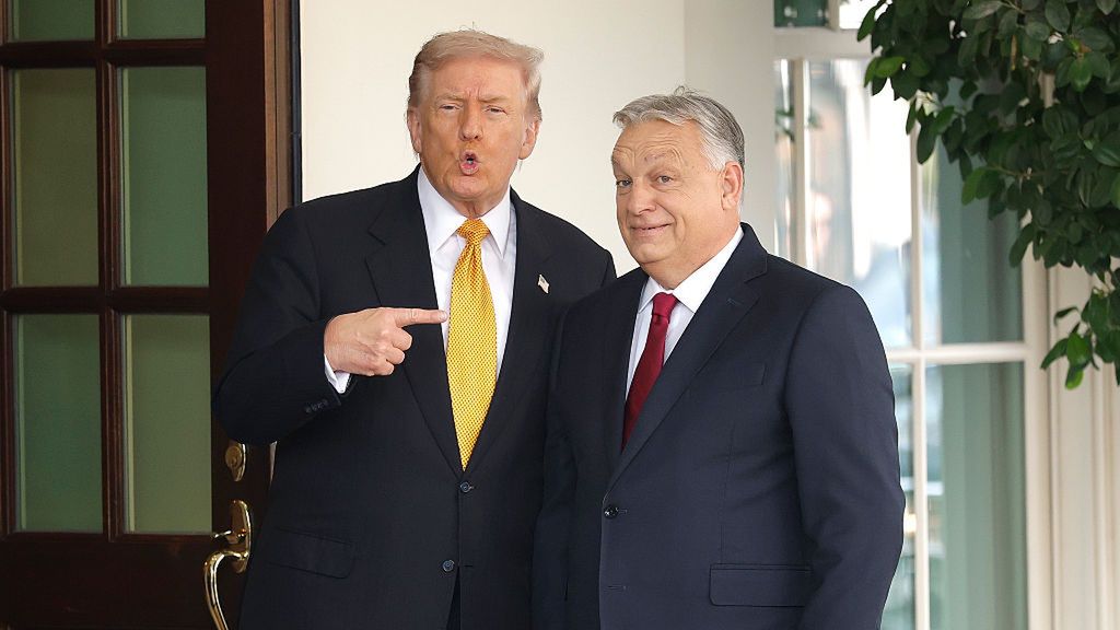 President Trump Meets With Visiting Hungarian Prime Minister Viktor Orban
WASHINGTON, DC - NOVEMBER 07: U.S. President Donald Trump (L) welcomes Prime Minister of Hungary Viktor Orban as he arrives at the White House on November 07, 2025 in Washington, DC. Trump and Orban are holding a bilateral lunch today and are expected to discuss trade and energy.  (Photo by Kevin Dietsch/Getty Images)
Kevin Dietsch
bestof, topix