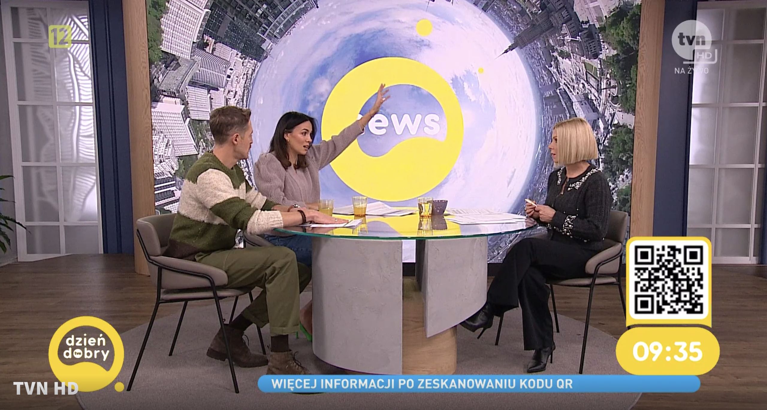 Kadr z programu "Dzień dobry TVN"