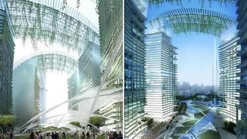 Dubaj za 12 lat - ekologiczne centrum architektoniczne 1