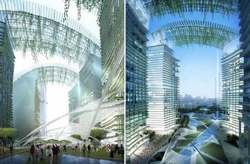 Dubaj za 12 lat - ekologiczne centrum architektoniczne
