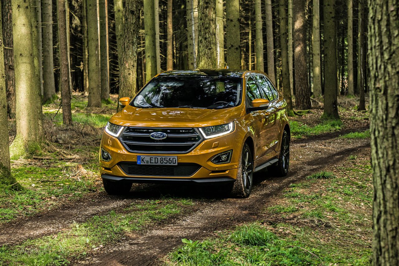 Ford Edge 2.0 TDCi (2016) - zdjęcia, bagażnik, wnętrze