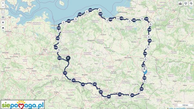 Jedzie bicyklem dookoła Polski, aby zebrać pieniądze na leczenie chorej córeczki. Właśnie dotarł do Lublina (zdjęcia)