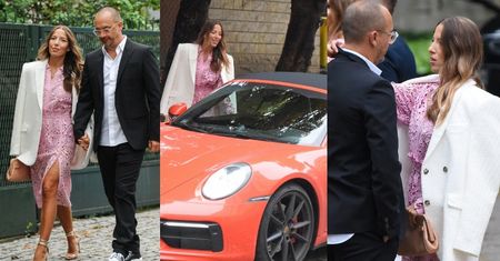 Ewa Chodakowska i jej mąż w trampkach przyjechali na ślub znajomych swoim porsche za 700 tysięcy złotych (ZDJĘCIA)