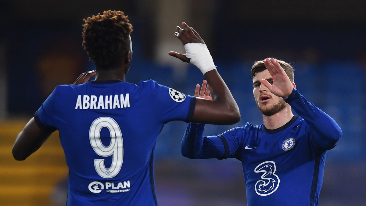 Tammy Abraham i Timo Werner z Chelsea FC