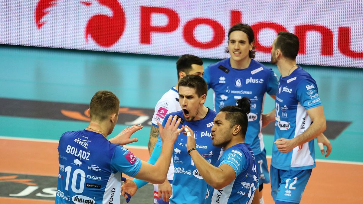 WP SportoweFakty / Monika Pliś / Na zdjęciu: siatkarze MKS-u Ślepsk Malow Suwałki