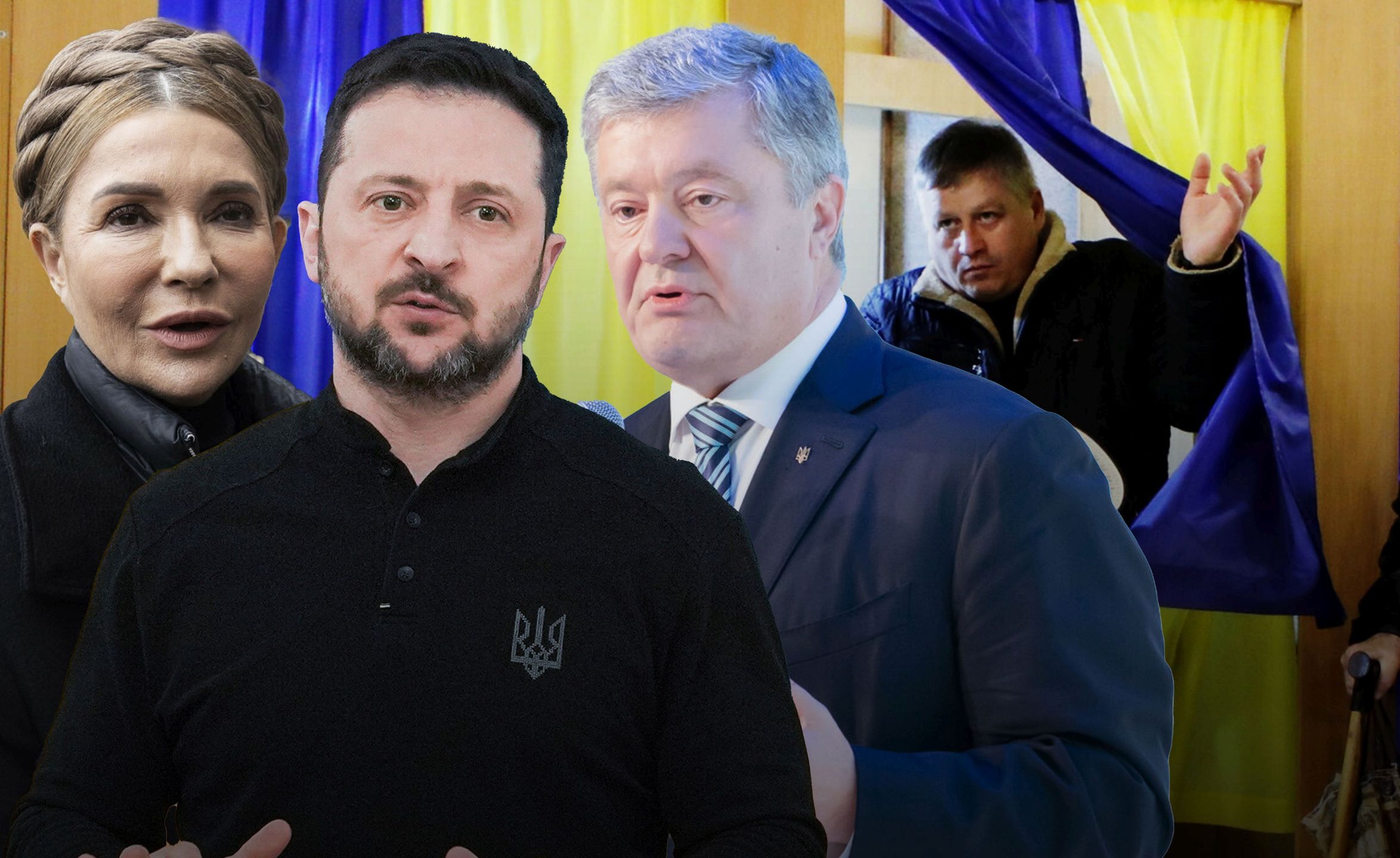 Julia Tymoszenko i Petro Poroszenko