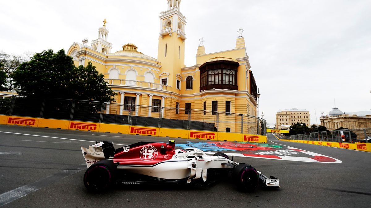 Materiały prasowe / Alfa Romeo Sauber F1 Team / Charles Leclerc w Baku z pierwszymi punktami w F1