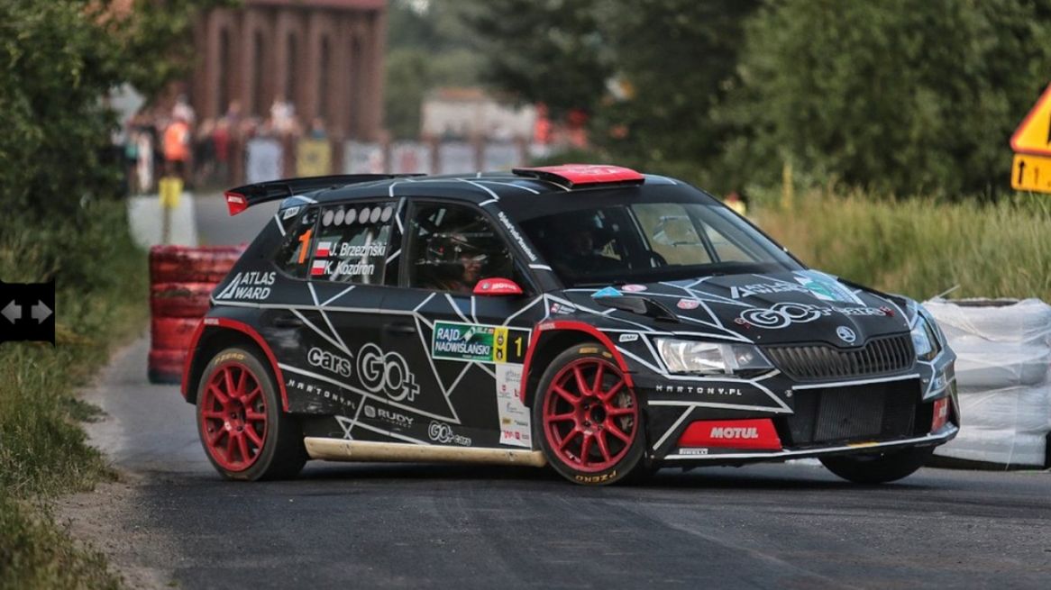 Materiały prasowe / RSMP.PL / Jakub Brzeziński podczas Rajdu Nadwiślańskiego