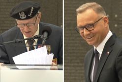 Poruszające sceny podczas przemówienia powstańca. Na pomoc ruszył Duda