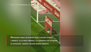 #dziejesiewsporcie: Trafił z połowy boiska do małej bramki. Kibic zarobił fortunę