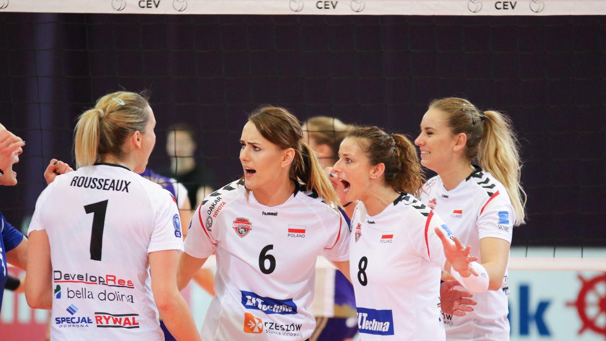 Materiały prasowe / CEV / Na zdjęciu: siatkarki Developresu SkyRes Rzeszów