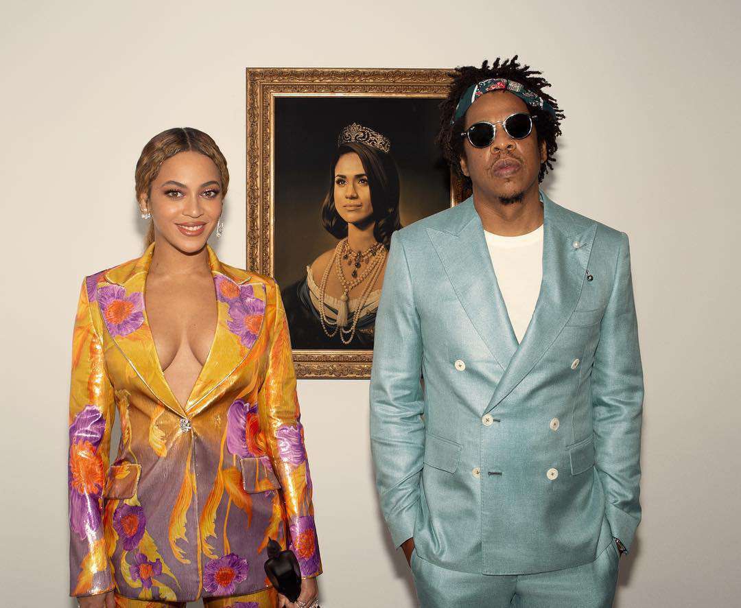 Beyonce i Jay-Z pokazali Meghan Markle w koronie królowej