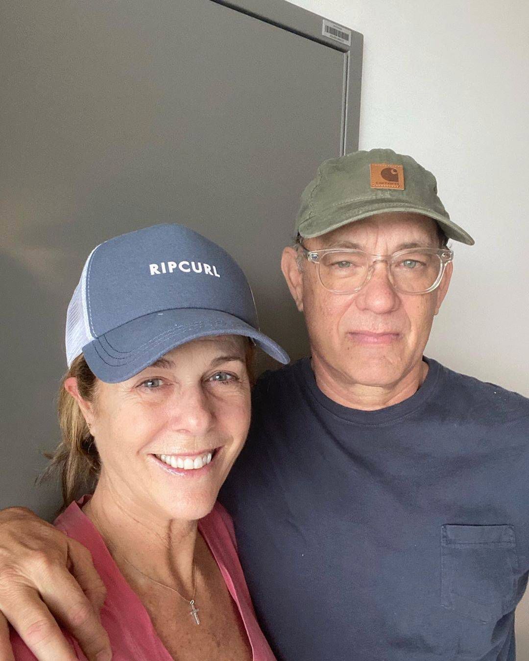 Tom Hanks i Rita Wilson w izolacji, Instagram