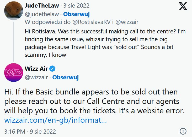Koniec tanich lotów z Wizz Air? Pula biletów z oferty Basic będz