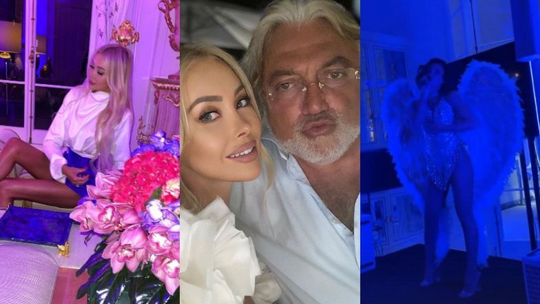 Julia Dybowska wyprawiła huczne urodziny teherańskiemu miliarderowi: wystrój jak u Marii Antoniny, pokazy gimnastyczne i "Beyonce" na żywo (ZDJĘCIA)