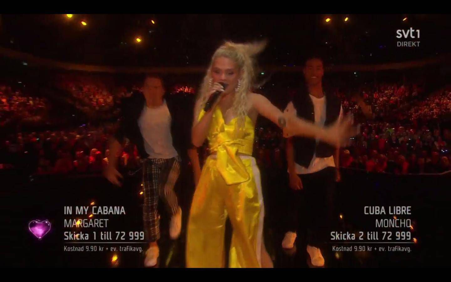 Margaret – In My Cabana – Eurowizja 2018, dogrywka Melodifestivalen 2018
