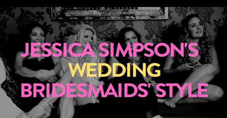 Jessica Simpson miała 14 druhen! Jak je wystylizowała?